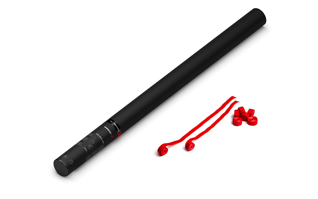 Magic FX Handheld Luftschlangen Kanone Pro 80cm Rot