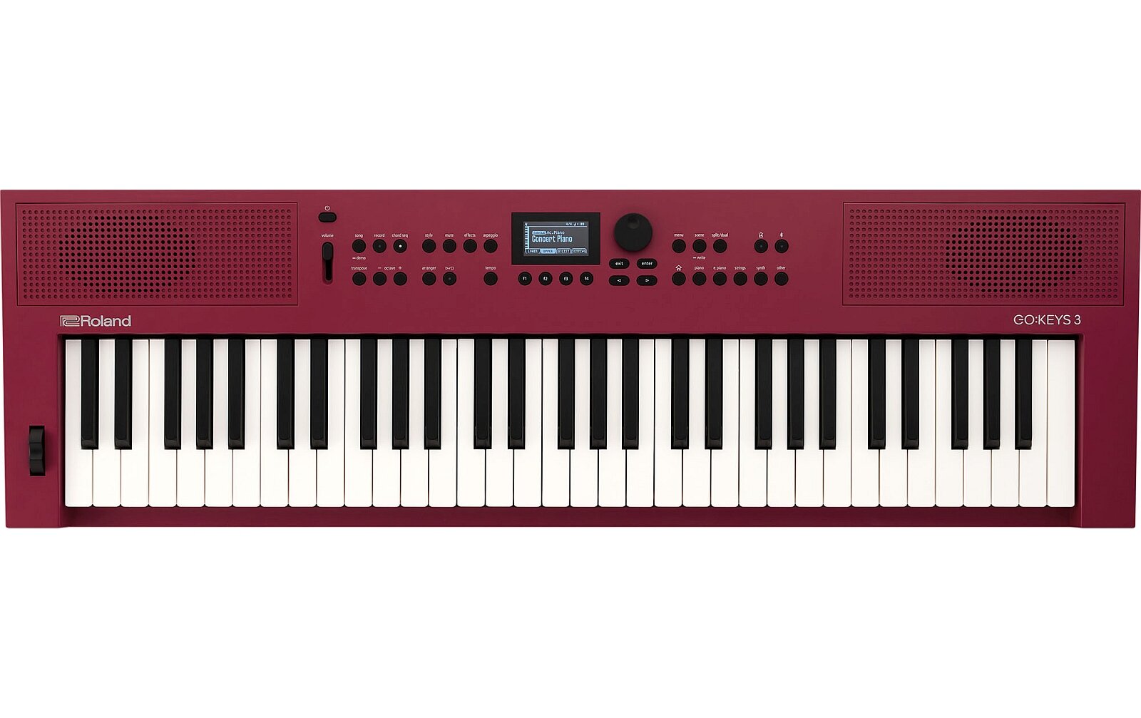 Roland GO:KEYS 3 Music Creation Keyboard Dark Red