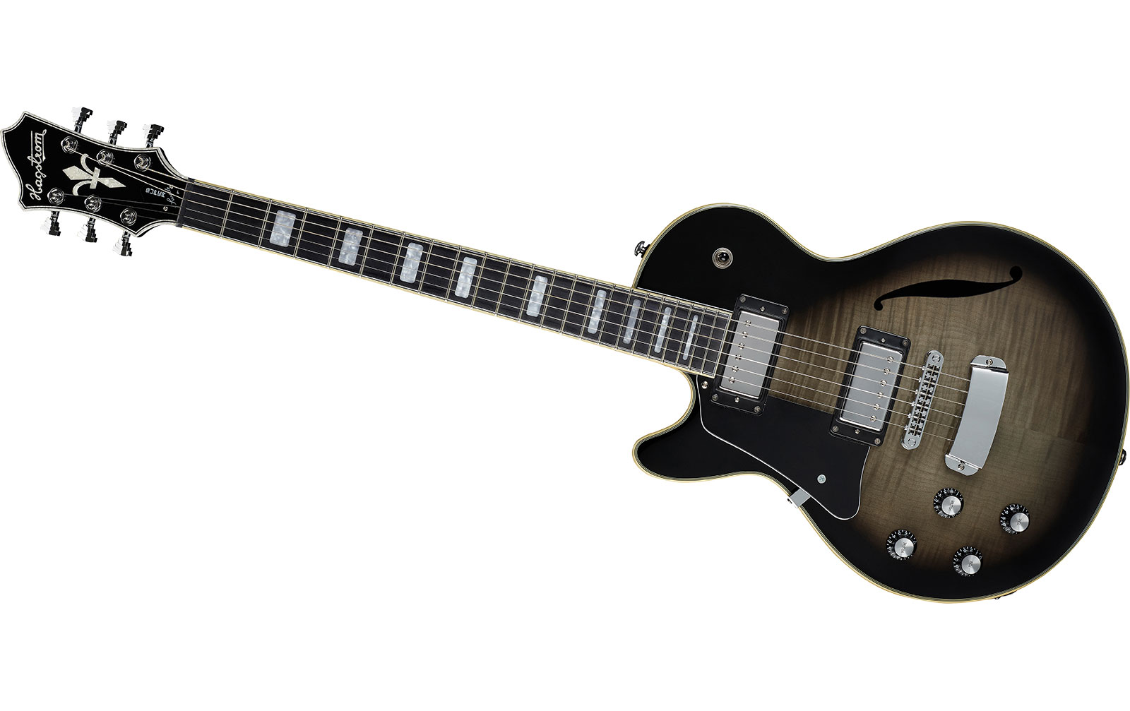 Hagstrom Super Swede F Lefthand - Cosmic Blackburst