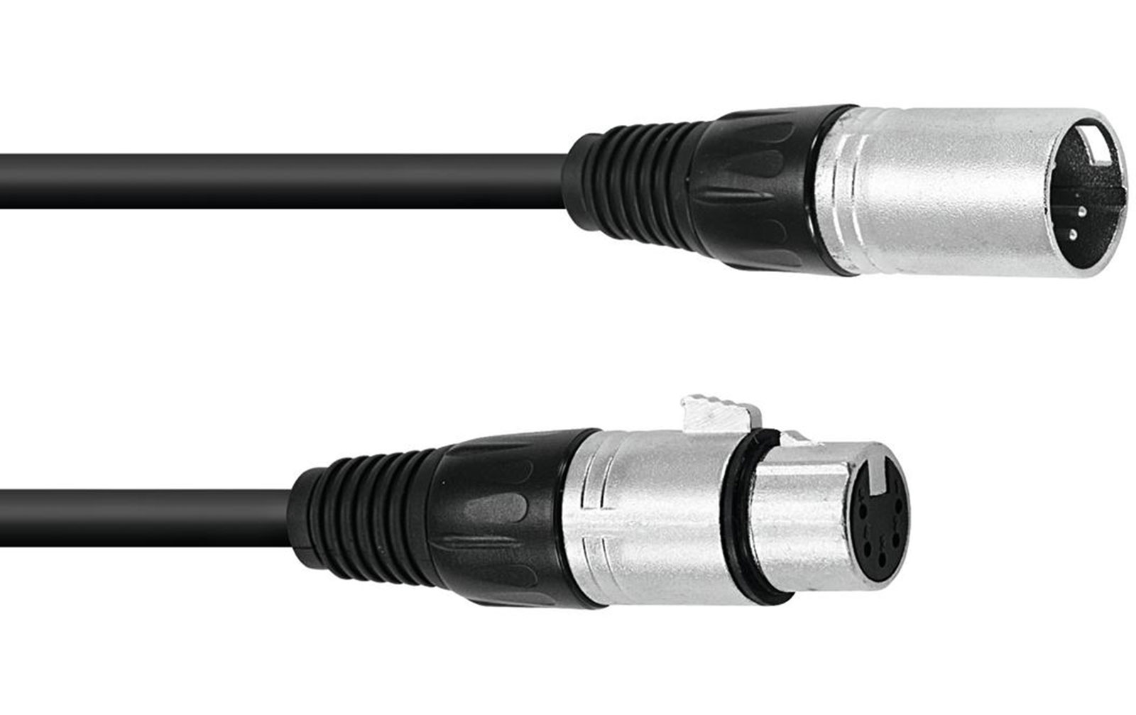 Omnitronic XLR Kabel 5pol 1m schwarz