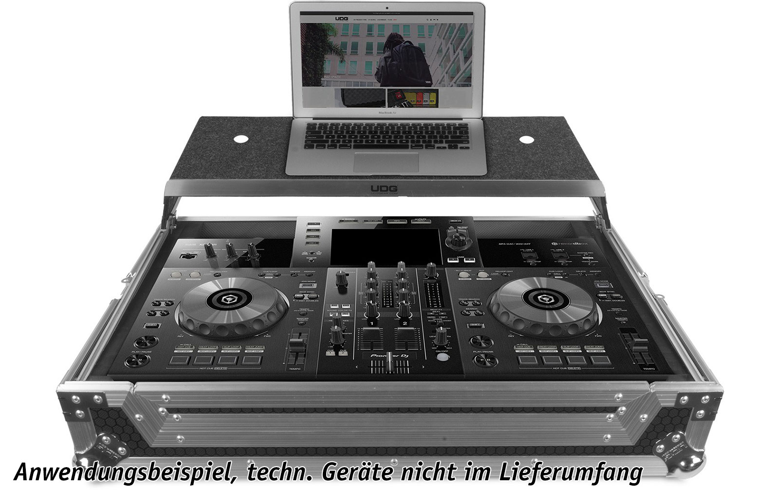 UDG Ultimate Flight Case Pioneer XDJ-RR Silver Plus (L&W) (U92065SL)