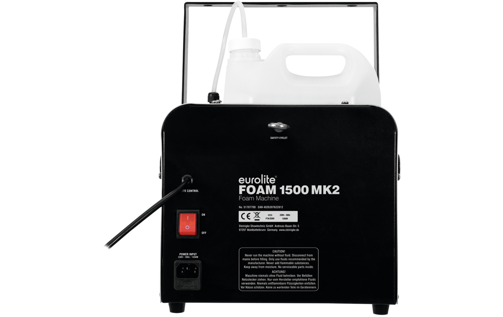 Eurolite Foam 1500 MK2 Schaummaschine Demo-Ware