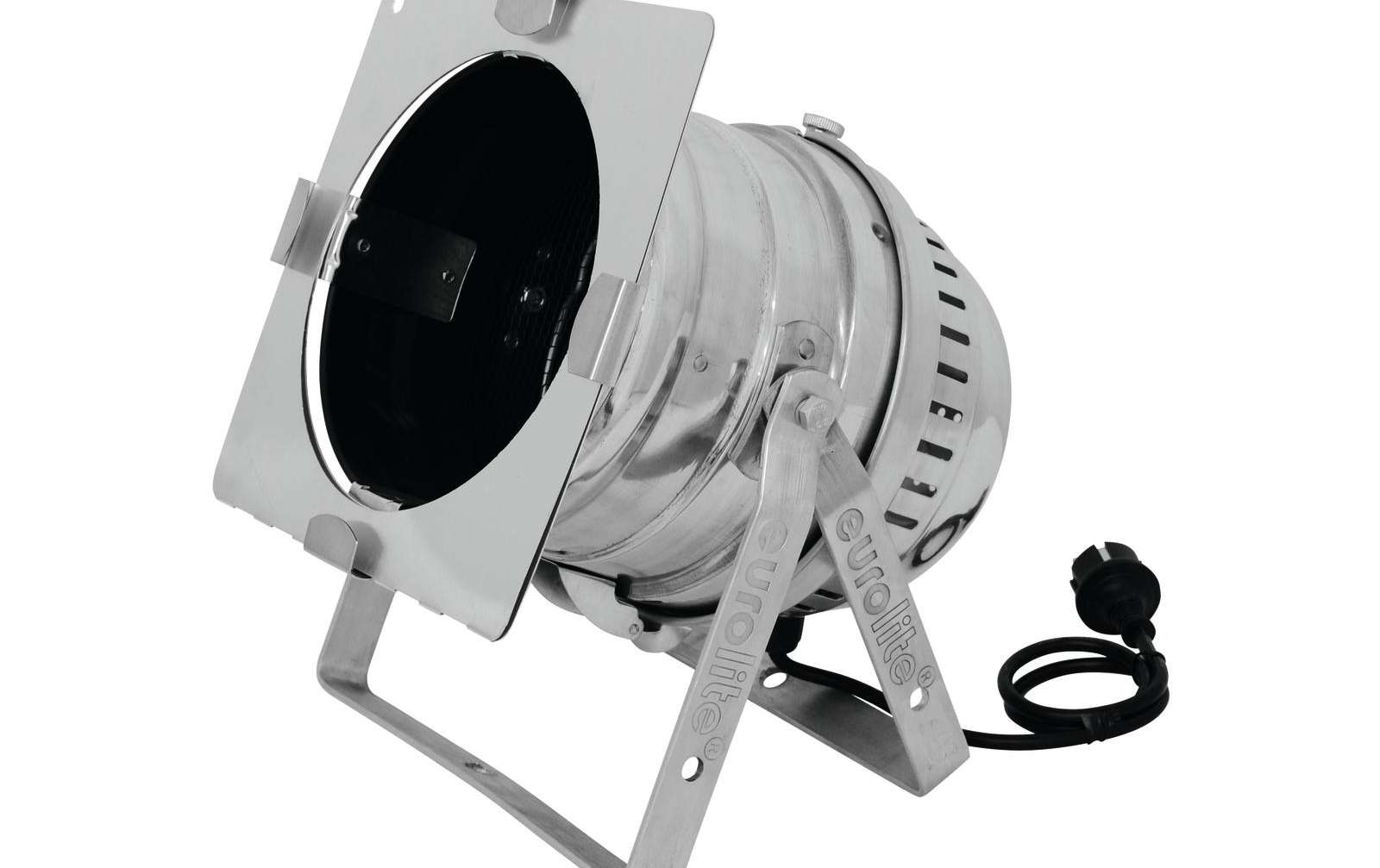 Eurolite PAR-64 Floor mit Stecker silber