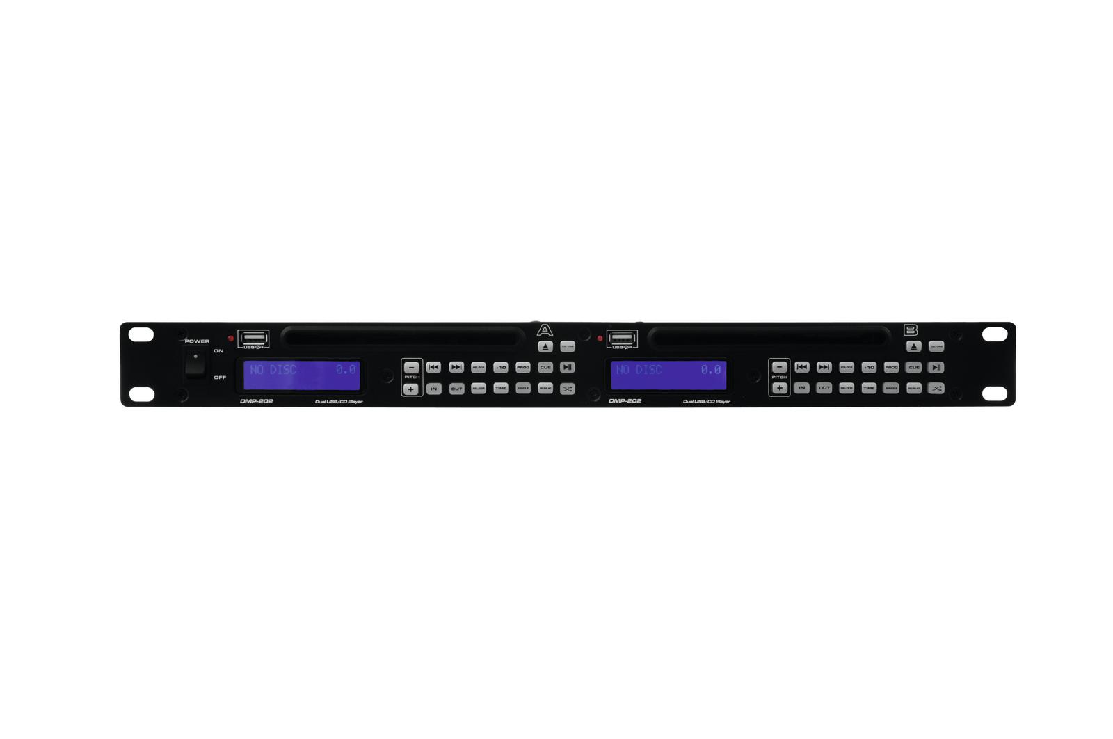 Omnitronic DMP-202 Dual-USB-CD-Player