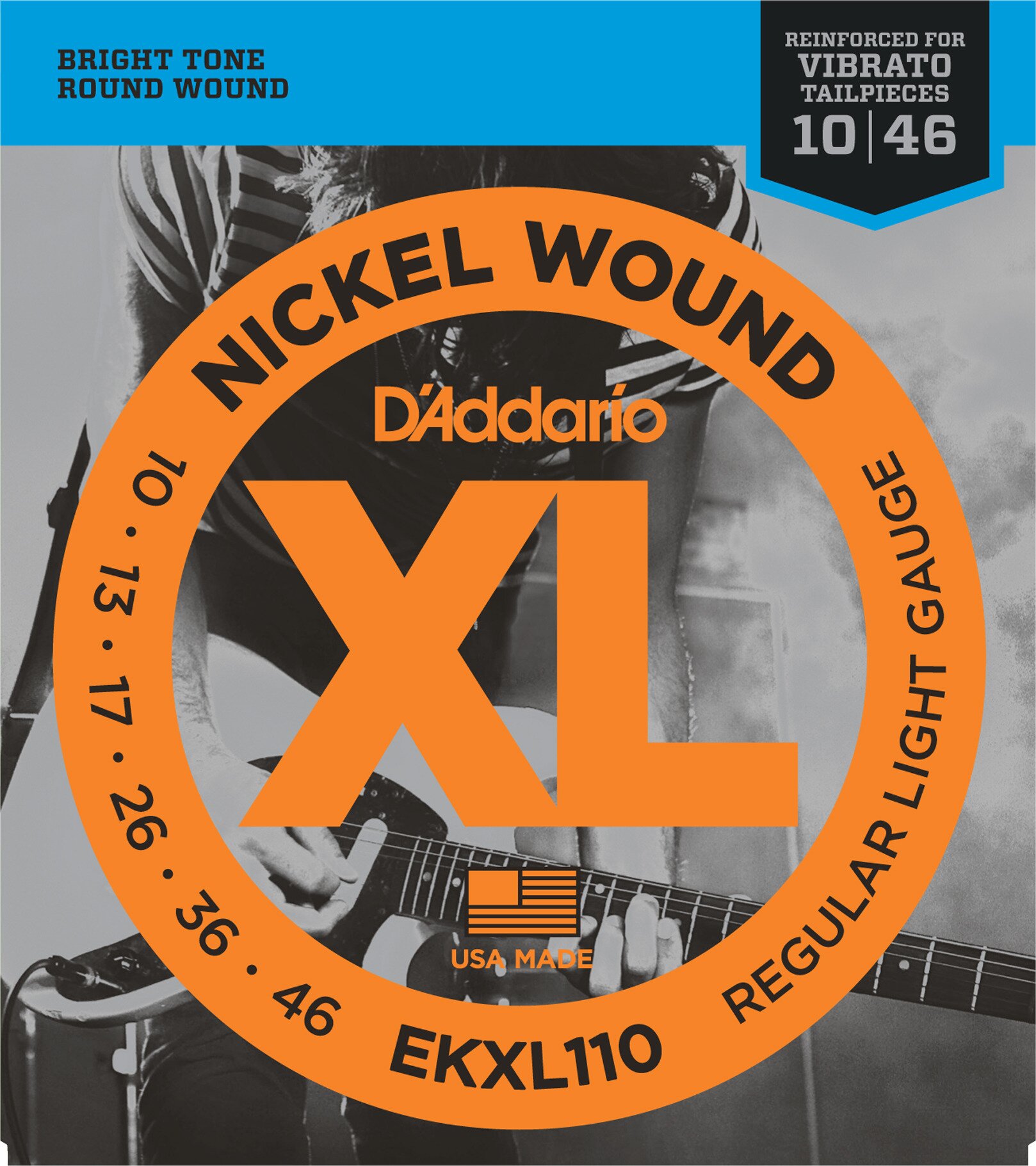 Daddario EKXL110 Saitensatz für E-Gitarre 010-046