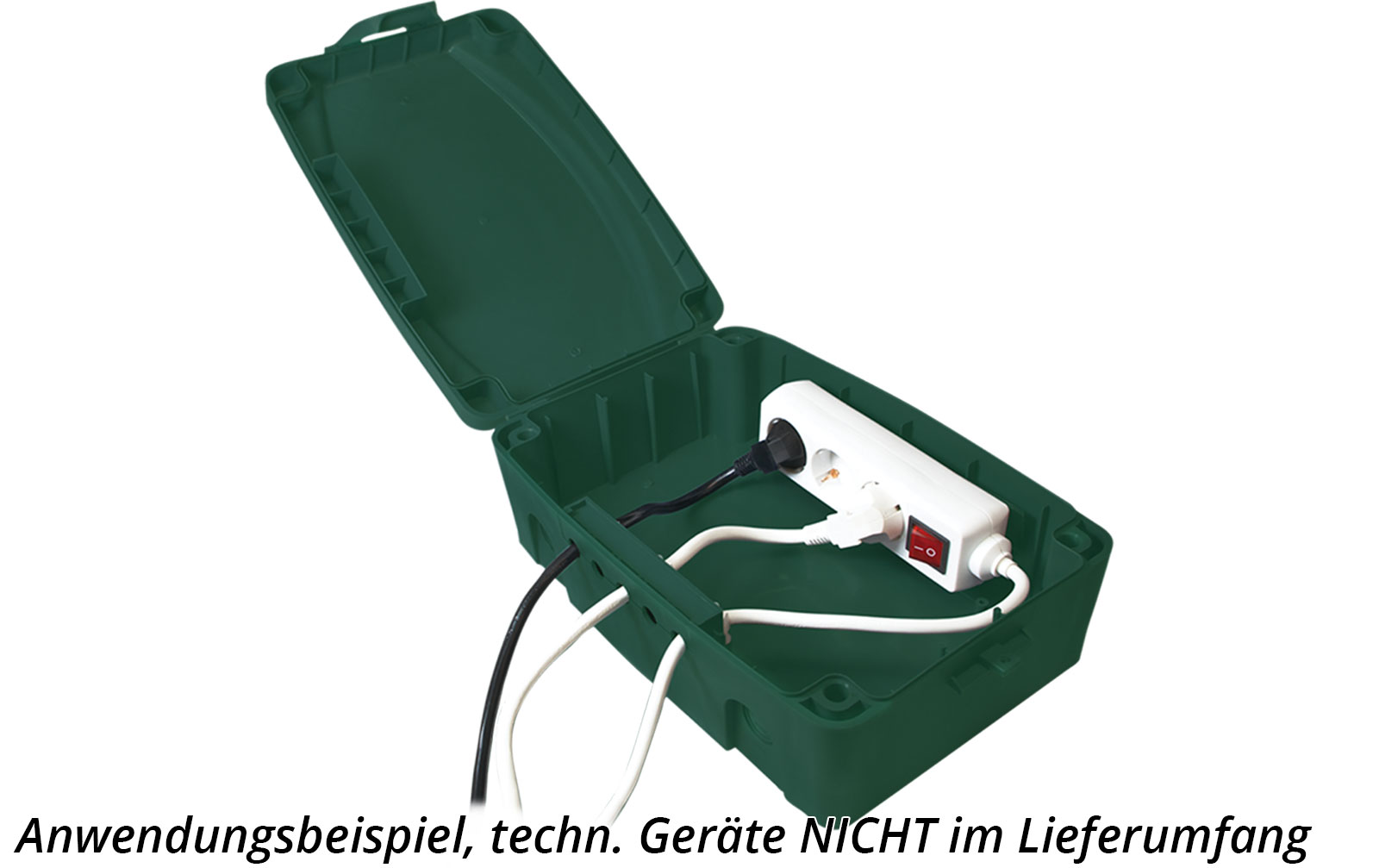 LogiLink LPS272 Wetterfeste Außen-Elektronikbox, grün
