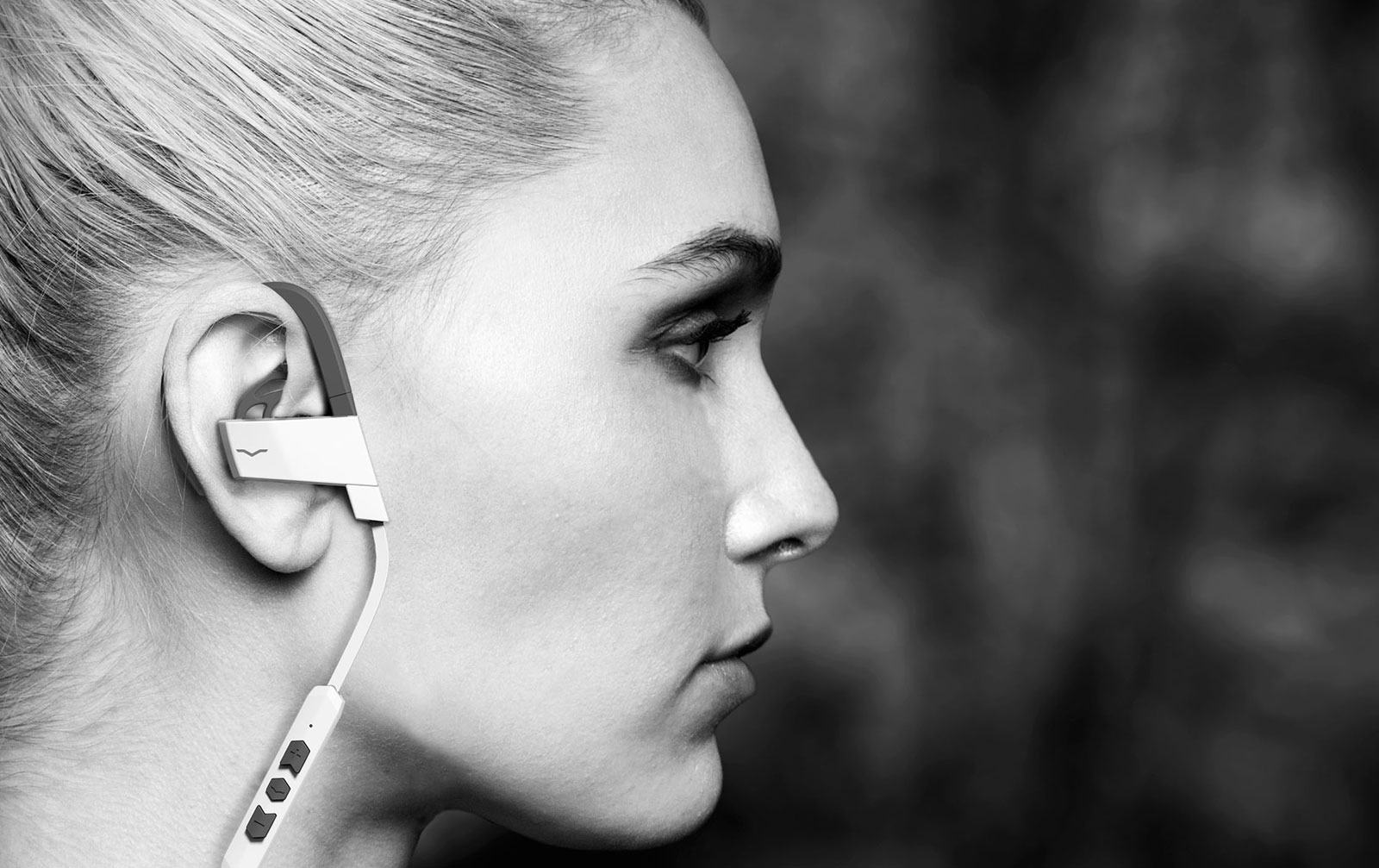 V-Moda Bassfit Wireless In-Ear Sport Headphones - White