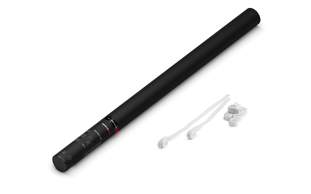 Magic FX Handheld Luftschlangen Kanone Pro 80cm Weiß
