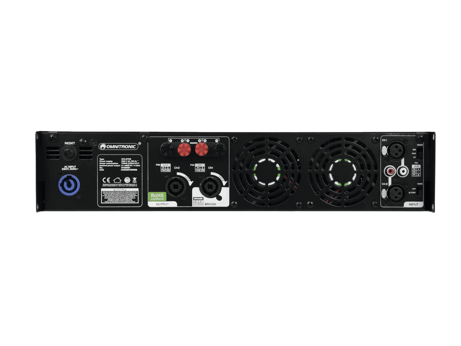 Omnitronic XPA-2700 Endstufe