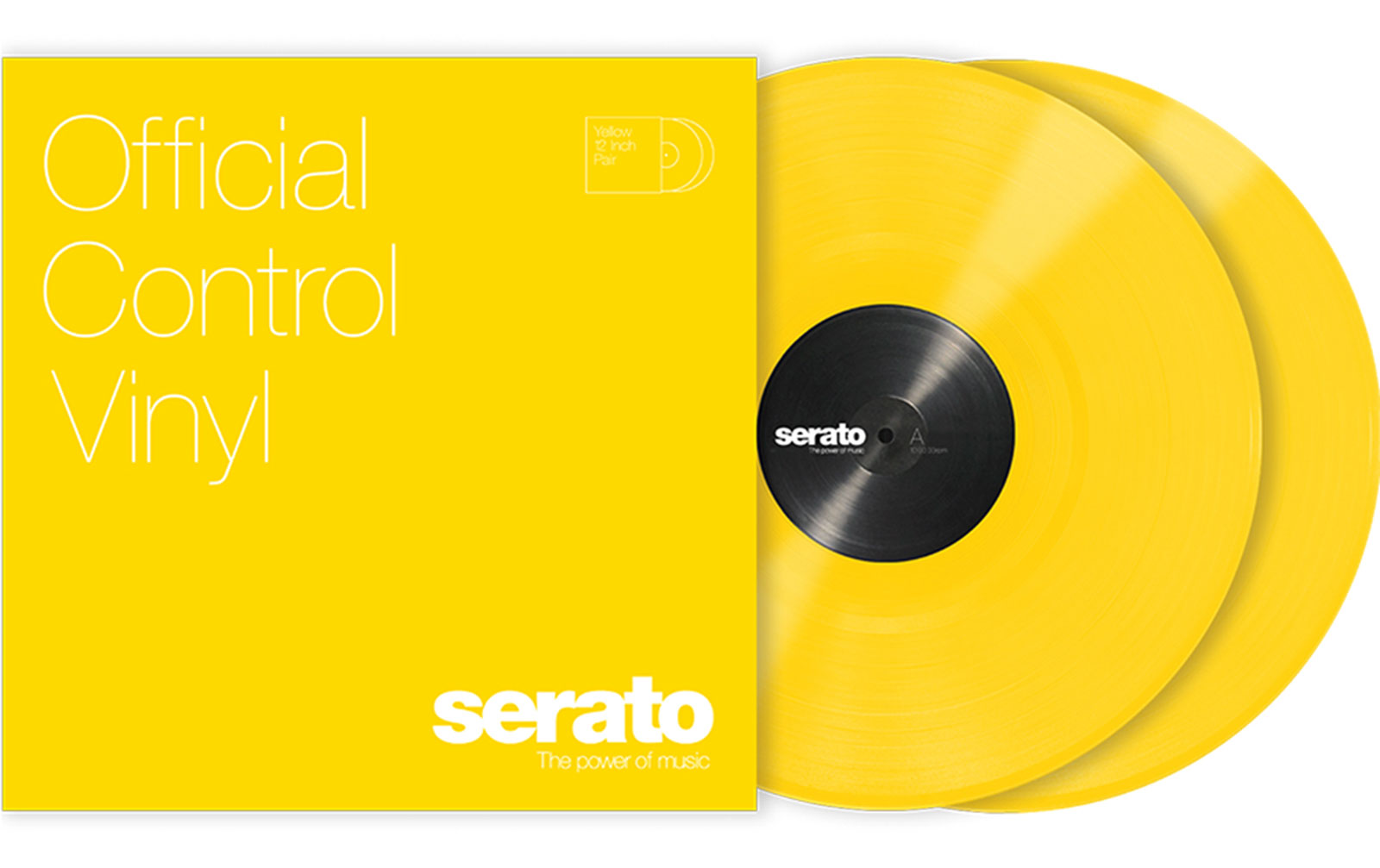 Serato Performance Control Vinyl, yellow