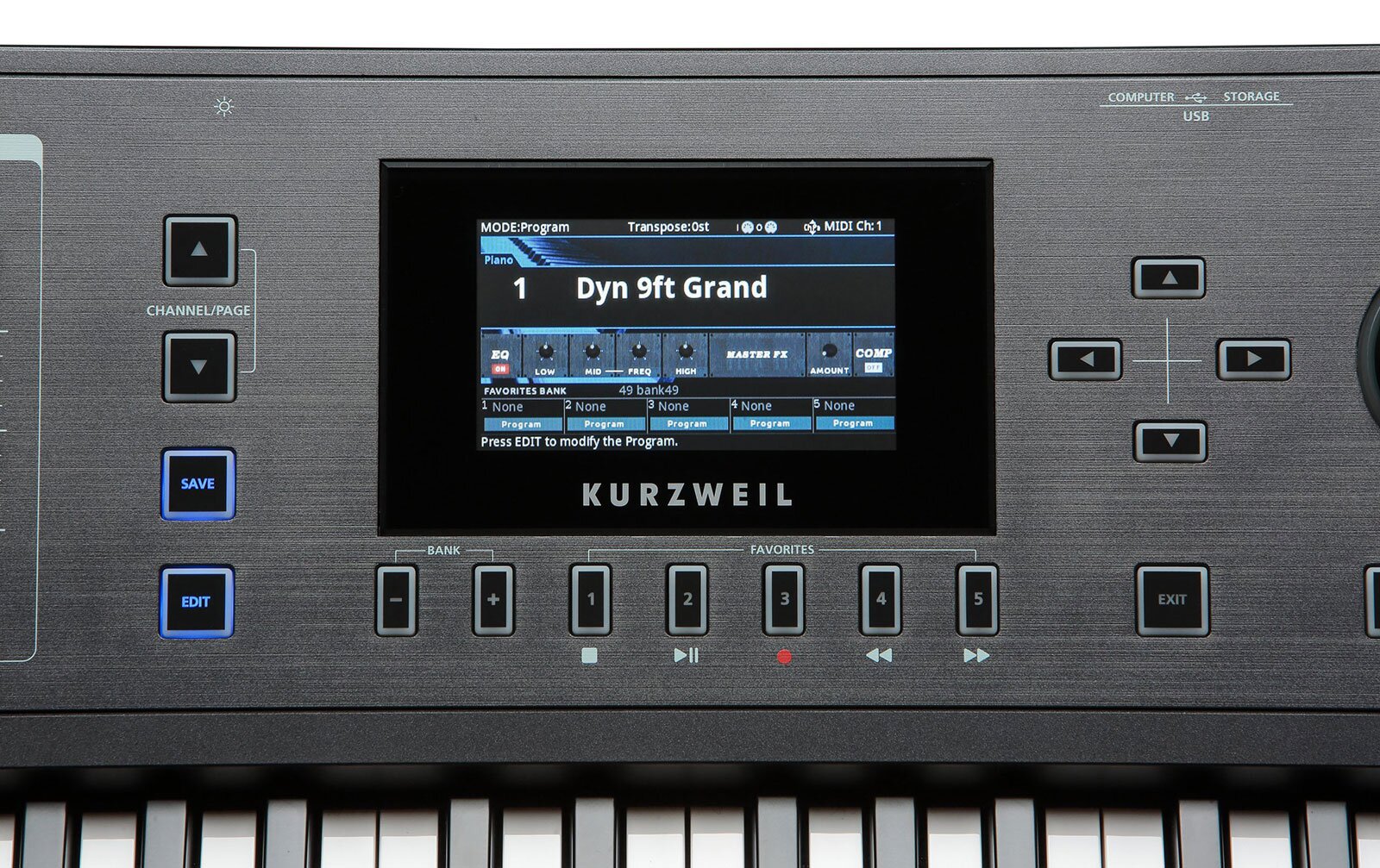 Kurzweil PC4 SE Performance Controller