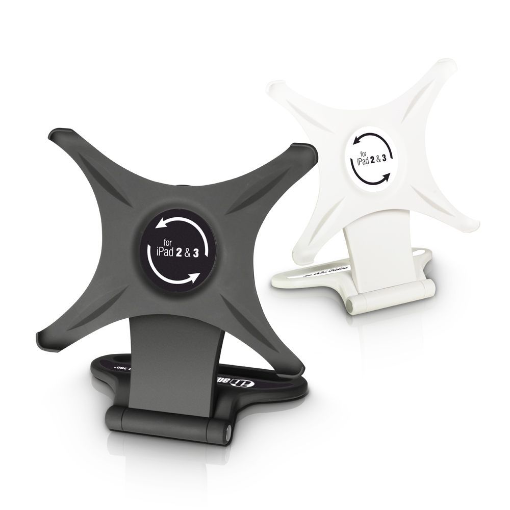 Adam Hall Stands SMS 360 B - 360°-Tischstativ für IPad 2 & 3 schwarz