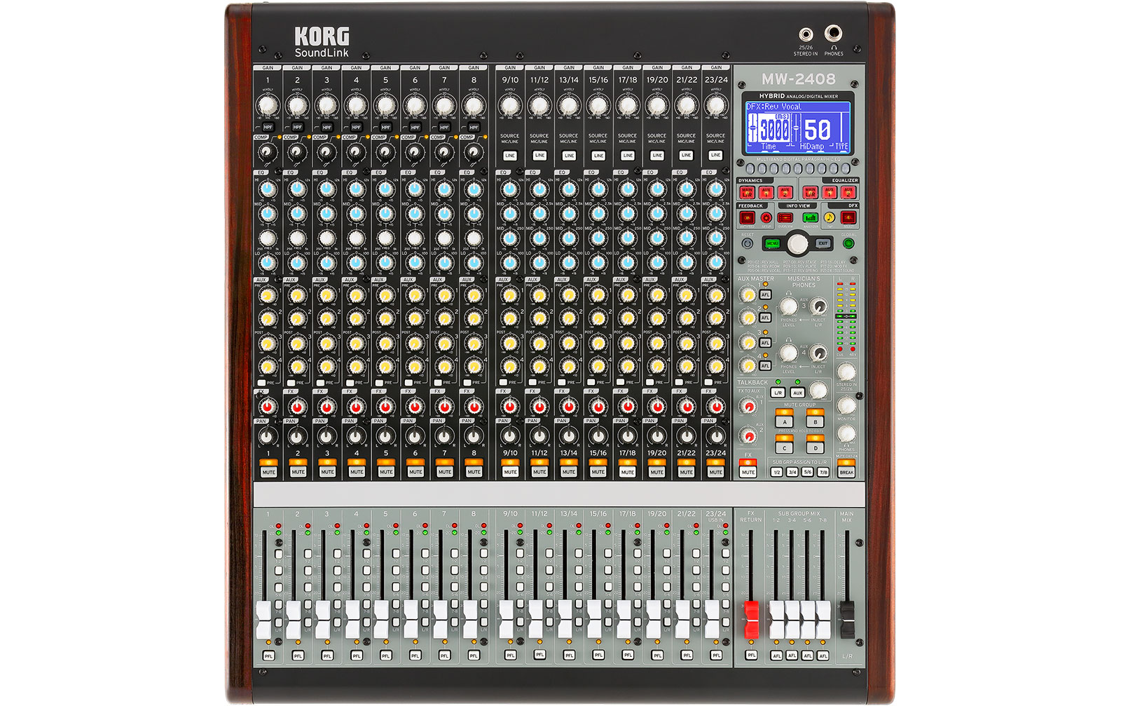 Korg MW-2408 Hybrid Mixer, 24 Kanäle