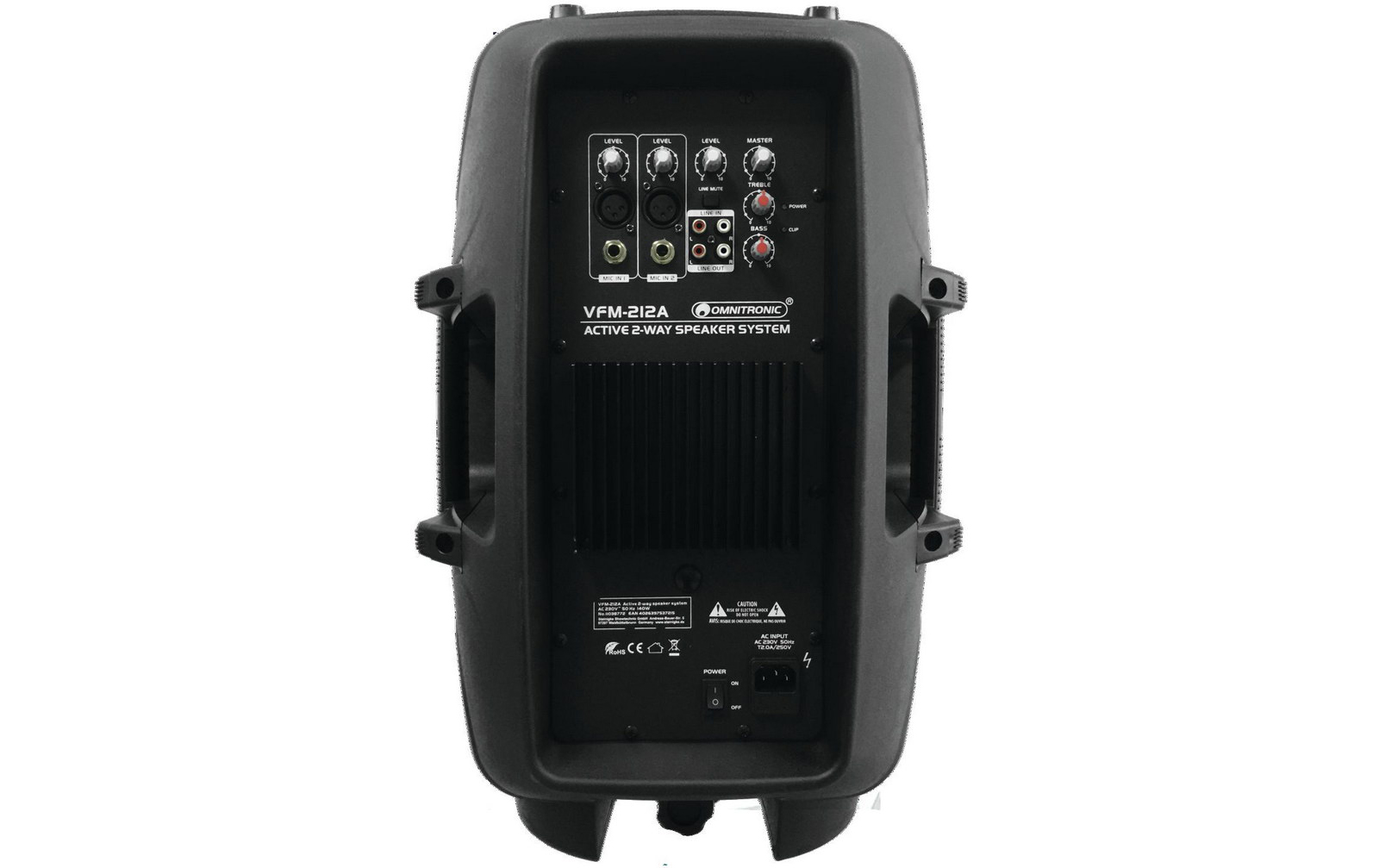 Omnitronic VFM-212A 2-Wege Lautsprecher, aktiv