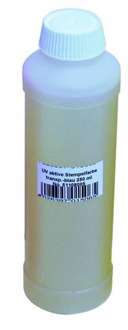 Eurolite UV-aktive Stempelfarbe, transp.blau,250ml