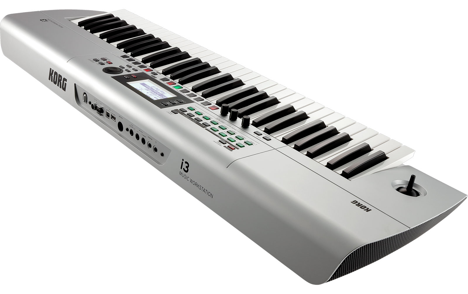 Korg i3 Workstation mit 61 Tasten, silber