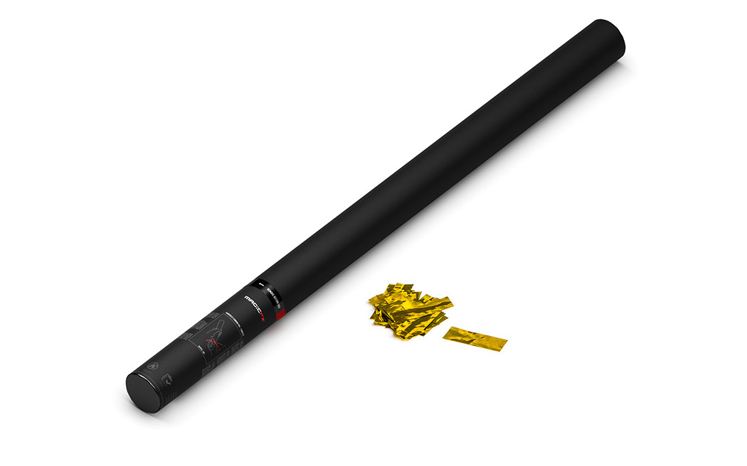 Magic FX Handheld Konfetti Kanone Pro 80cm Gold Metallic