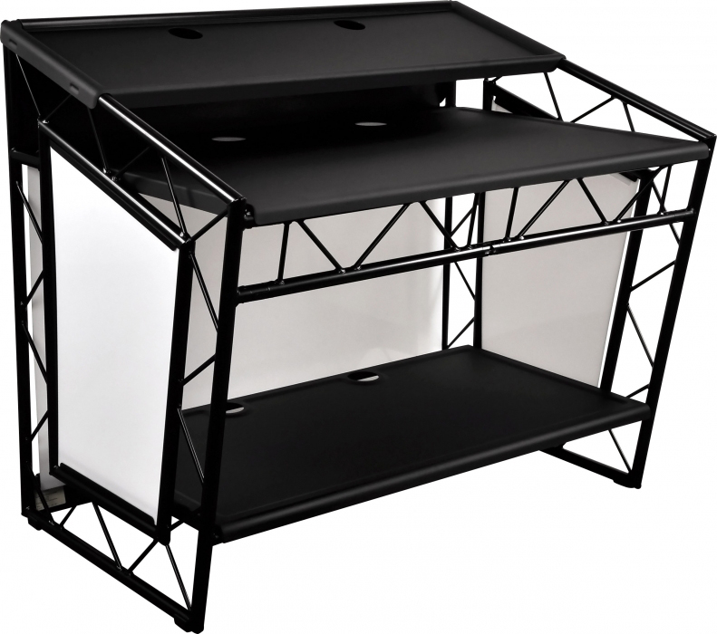 LiteConsole XPRS black, mobiler DJ-Tisch