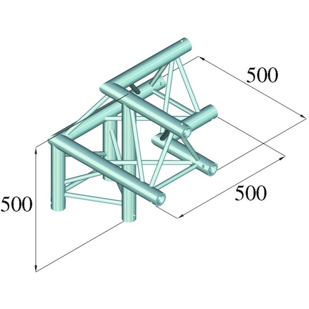Alutruss Trilock 6082AL-31 3-Weg-Ecke /\\ rechts