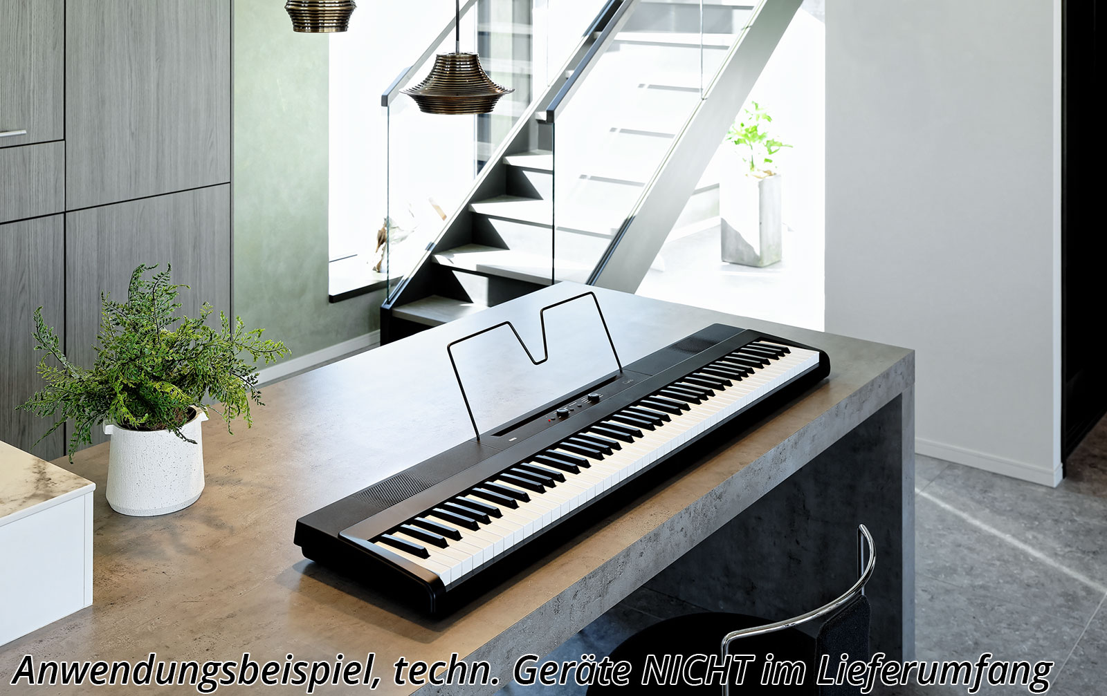 Korg Liano Digitalpiano, schwarz