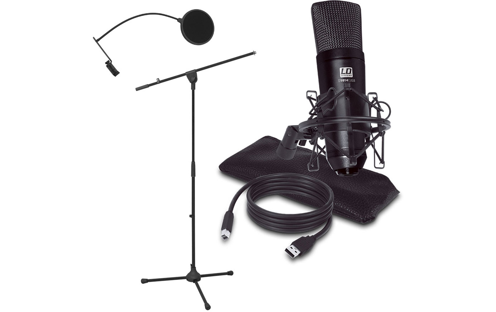 LD Systems Podcast 2 Mikrofonset 3-teilig