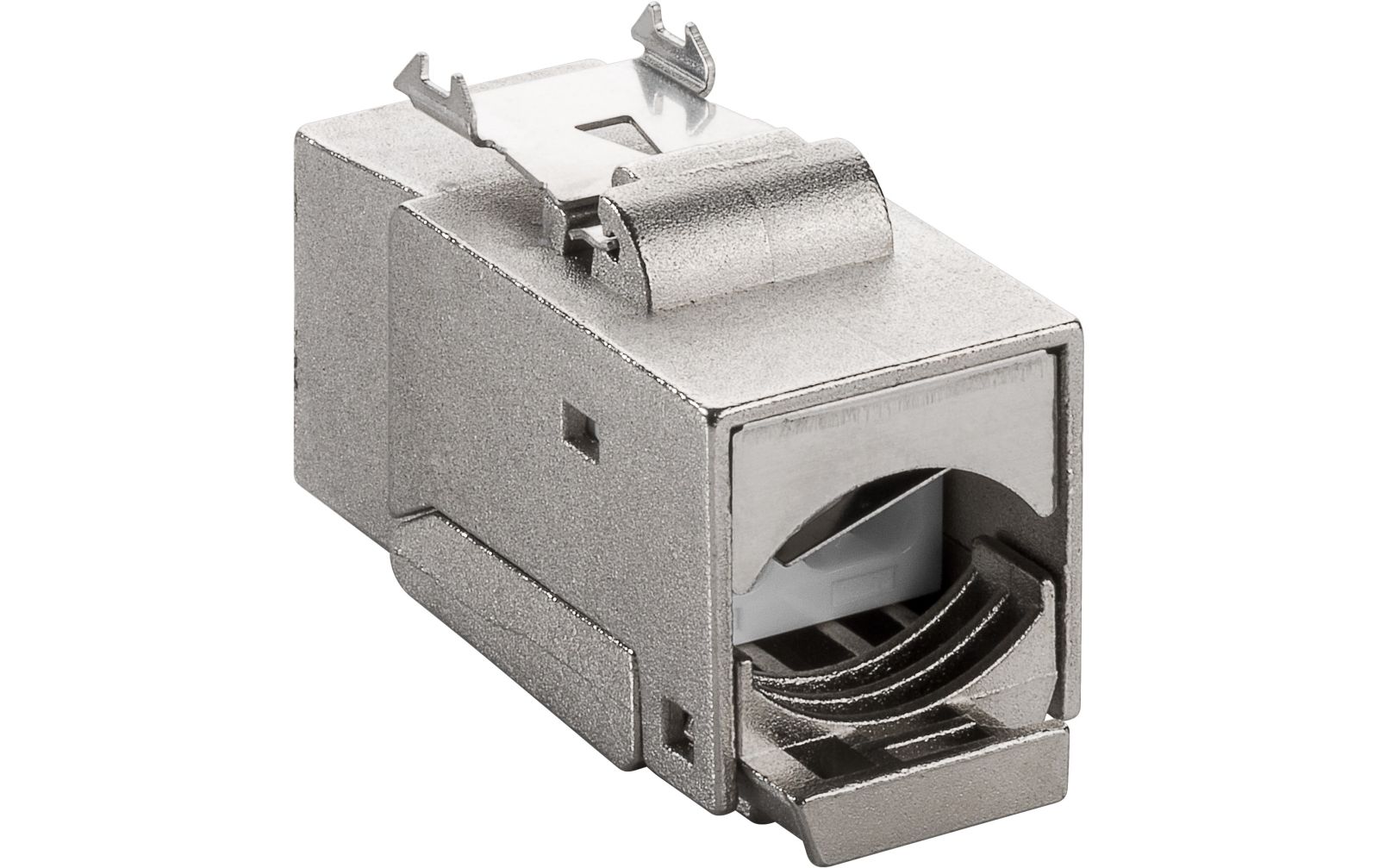 Goobay CAT 6 KeyStone RJ45 Jack, STP geschirmt, 250 MHz Stecker