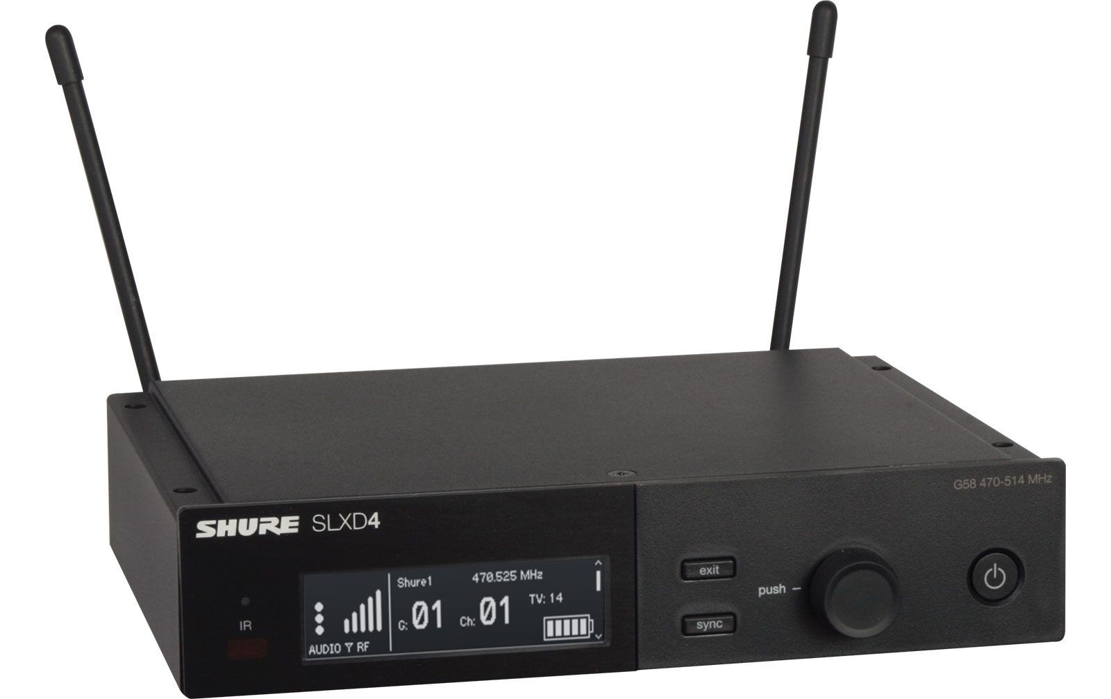 Shure SLXD24/SM58 SLX-D Handsendersystem SM58 562-606 MHz (SLXD24E/SM58-J53)