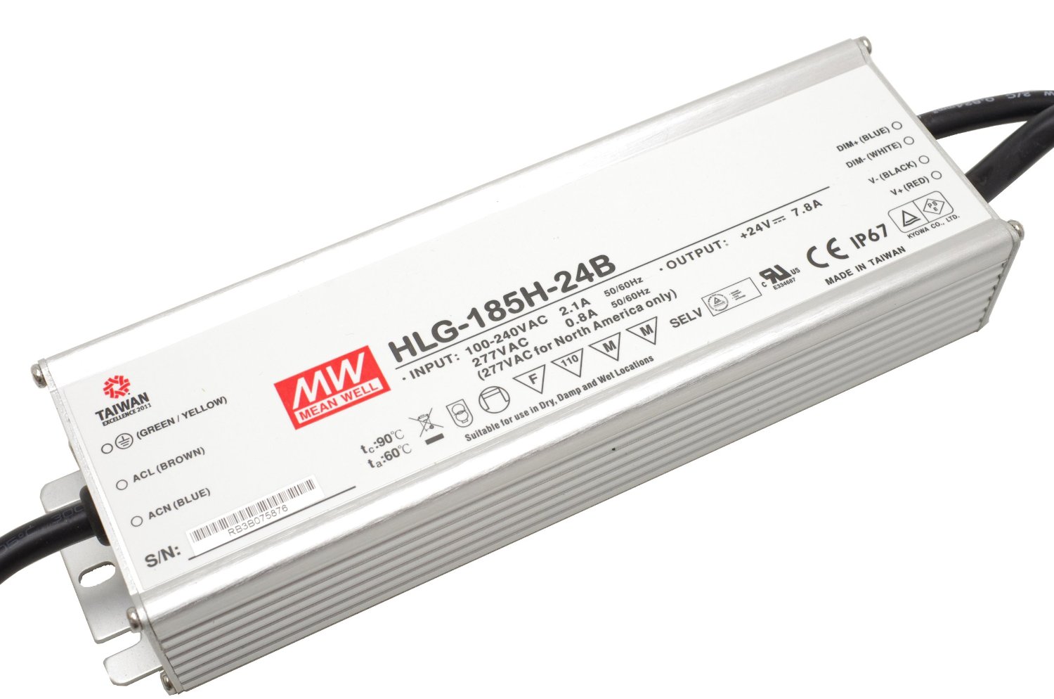 Meanwell ELG-150H-24A 150 Watt 24V IP65 Schaltnetzteil