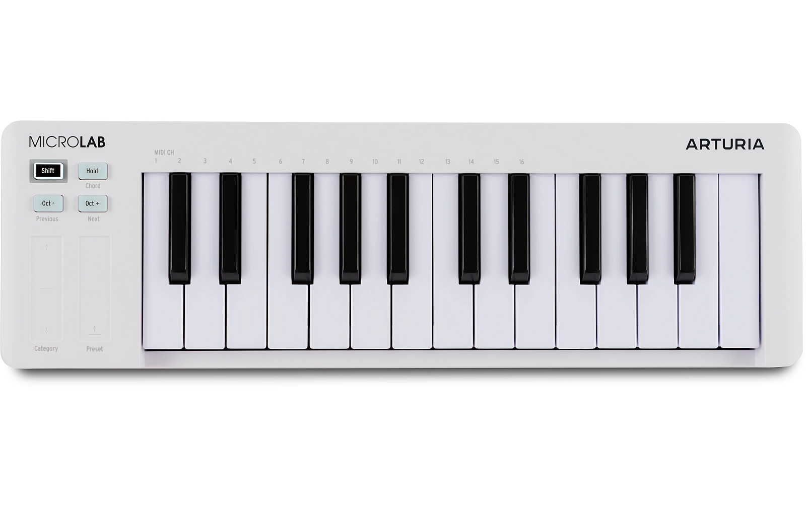 Arturia MicroLab Mk3 White MIDI-Controller