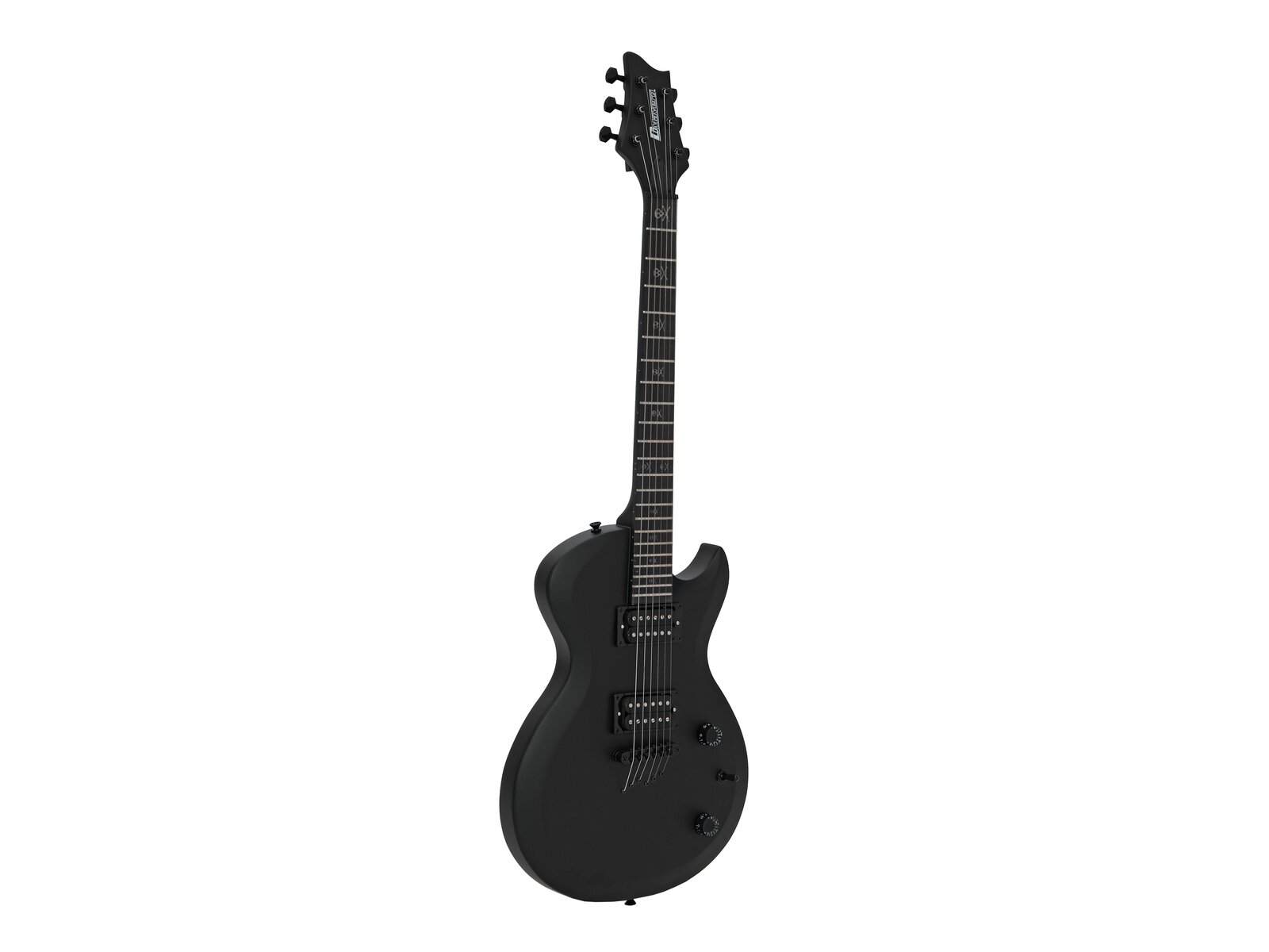 Dimavery LP-850 Modern E-Gitarre, satin schwarz
