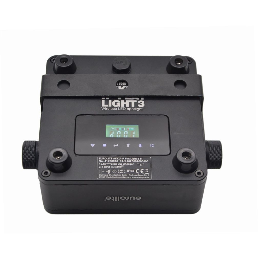 Eurolite AKKU IP Flat Light 3 sw