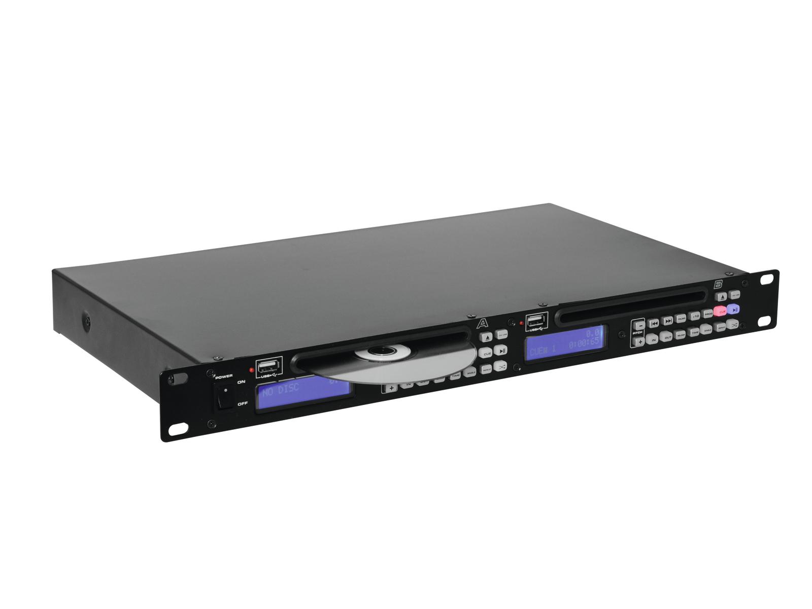 Omnitronic DMP-202 Dual-USB-CD-Player