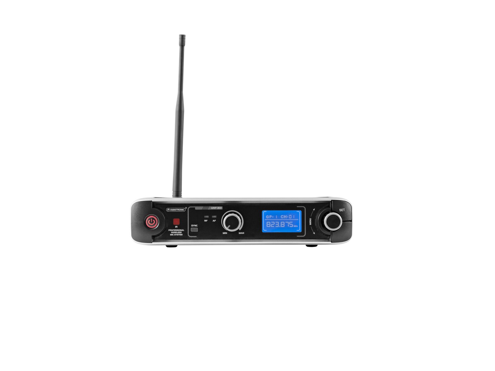 Omnitronic UHF-301 1-Kanal-Funkmikrofonsystem 823-832/863-865MHz