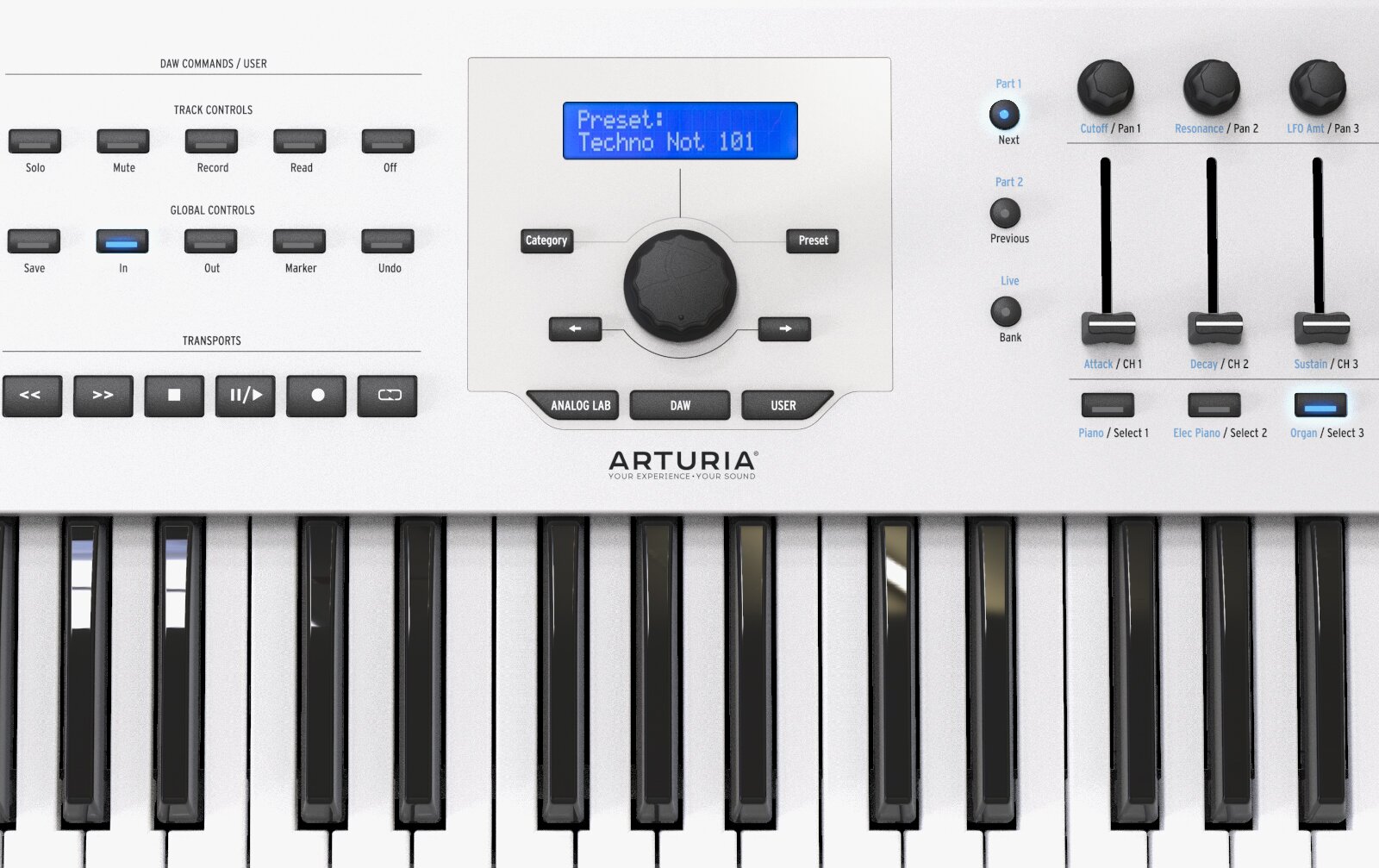 Arturia KeyLab 61 MkII White