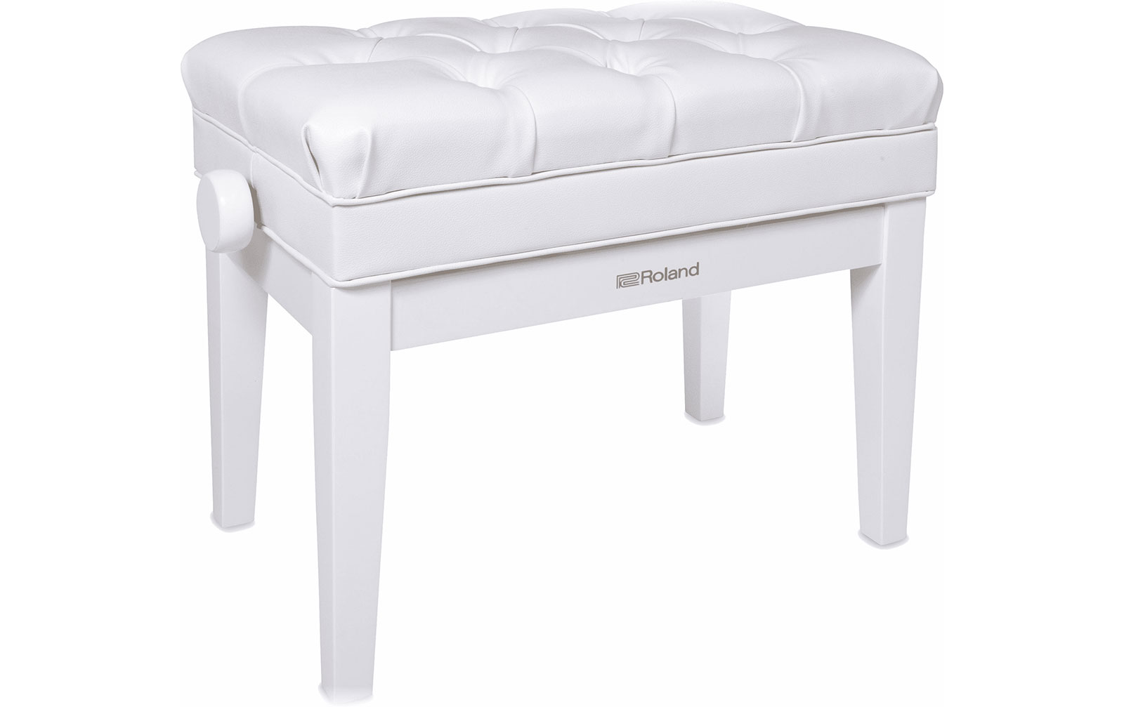 Roland RPB-500PW Klavierbank mit Staufach, Polished White