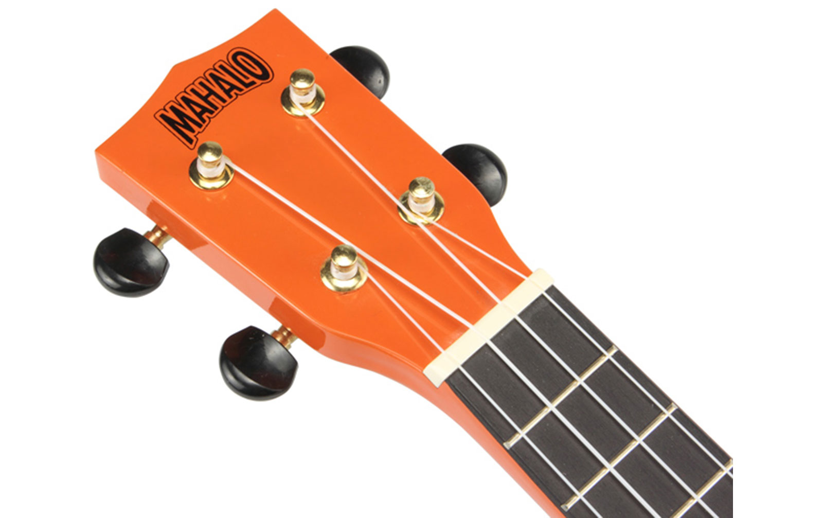 Mahalo Smiley Ukulele Orange