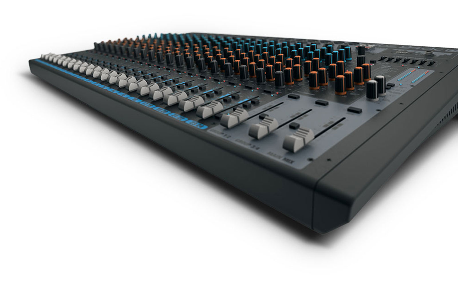 LD Systems VIBZ 24 DC 24-Kanal Mischpult mit DFX und Kompressor