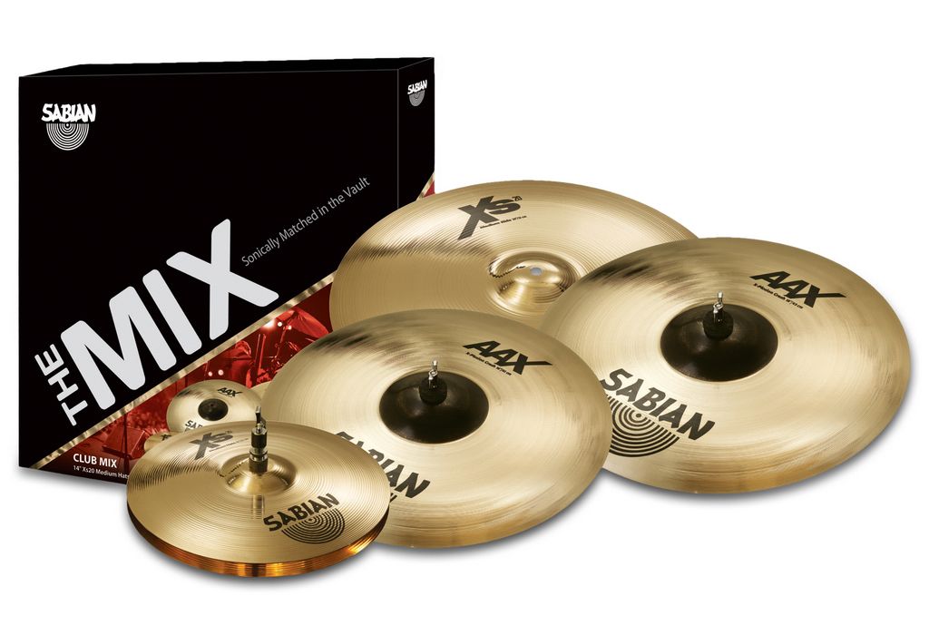 Sabian Mix-Serie XS20/AAX "Club" Mix Set (Med.)