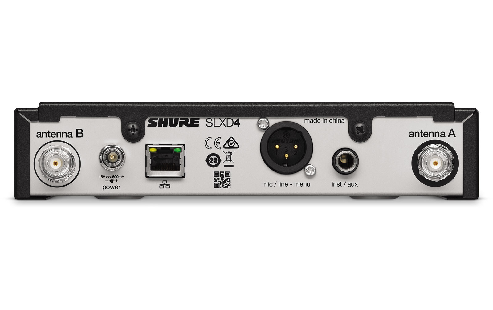Shure SLXD24/SM58 SLX-D Handsendersystem SM58 823-832 & 863-865 MHz (SLXD24E/SM58-S50)