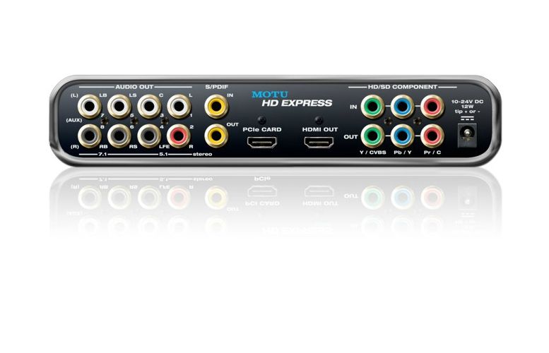 MOTU HD Express HDMI mit ExpressCard34