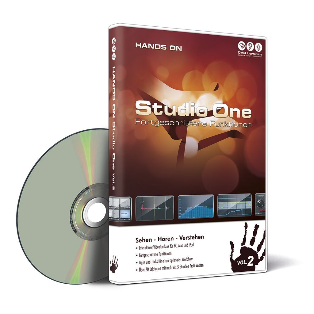 DVD Lernkurs Hands On Studio One Vol.2