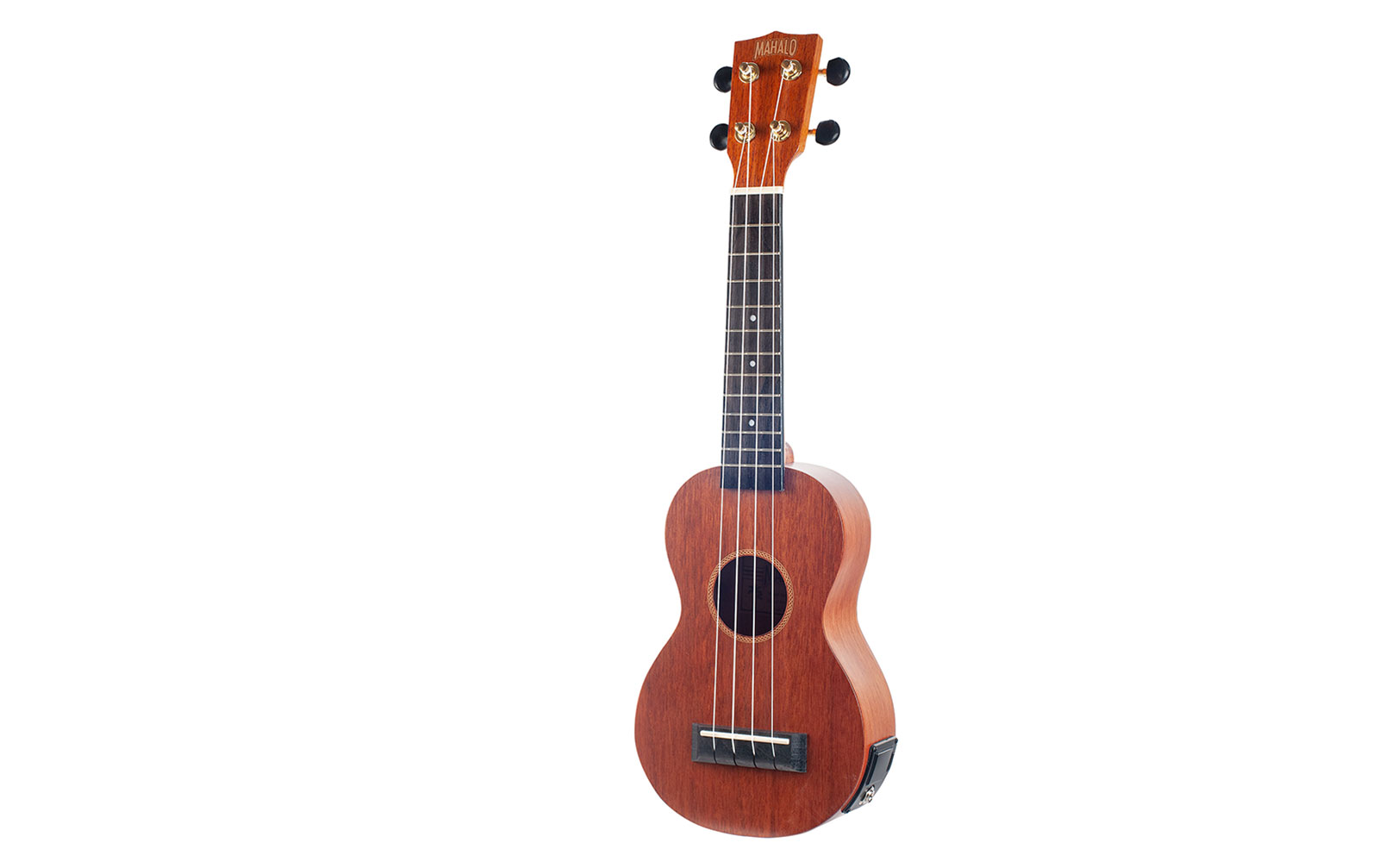 Mahalo Java Soprano Electro Ukulele Trans Brown
