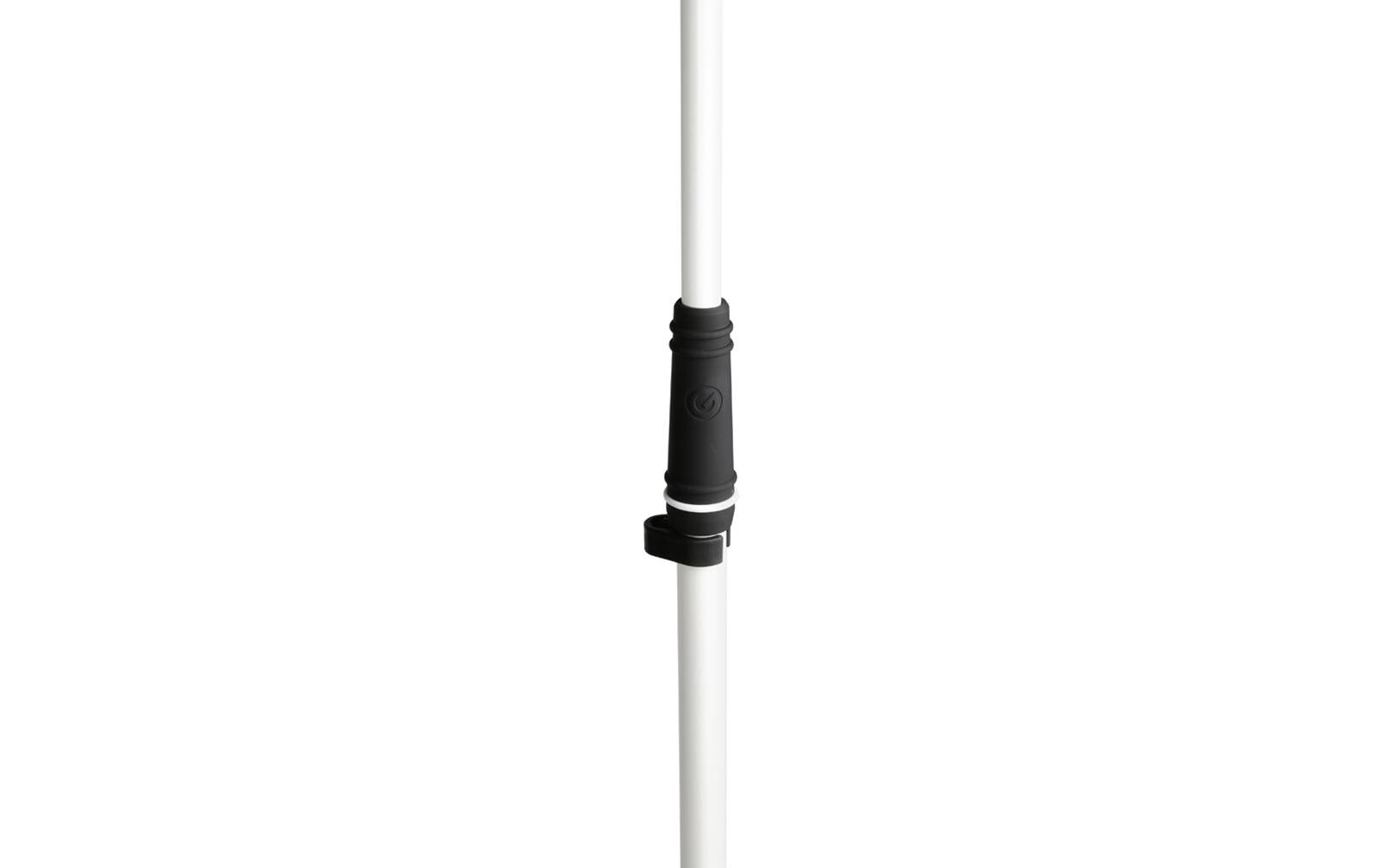 Gravity MS 23 W Mikrofonständer gerade mit Tellerfuß weiß