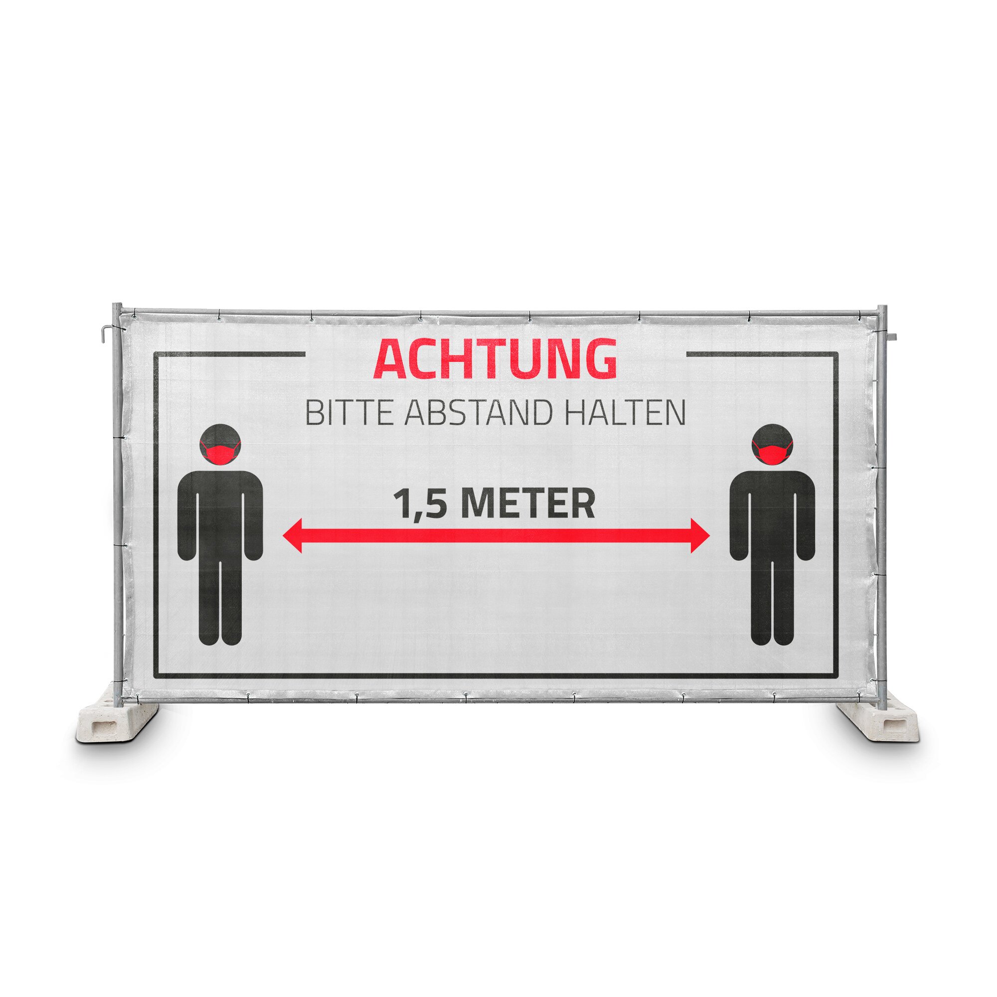 Adam Hall 0159 ABSTAND Hinweisschild