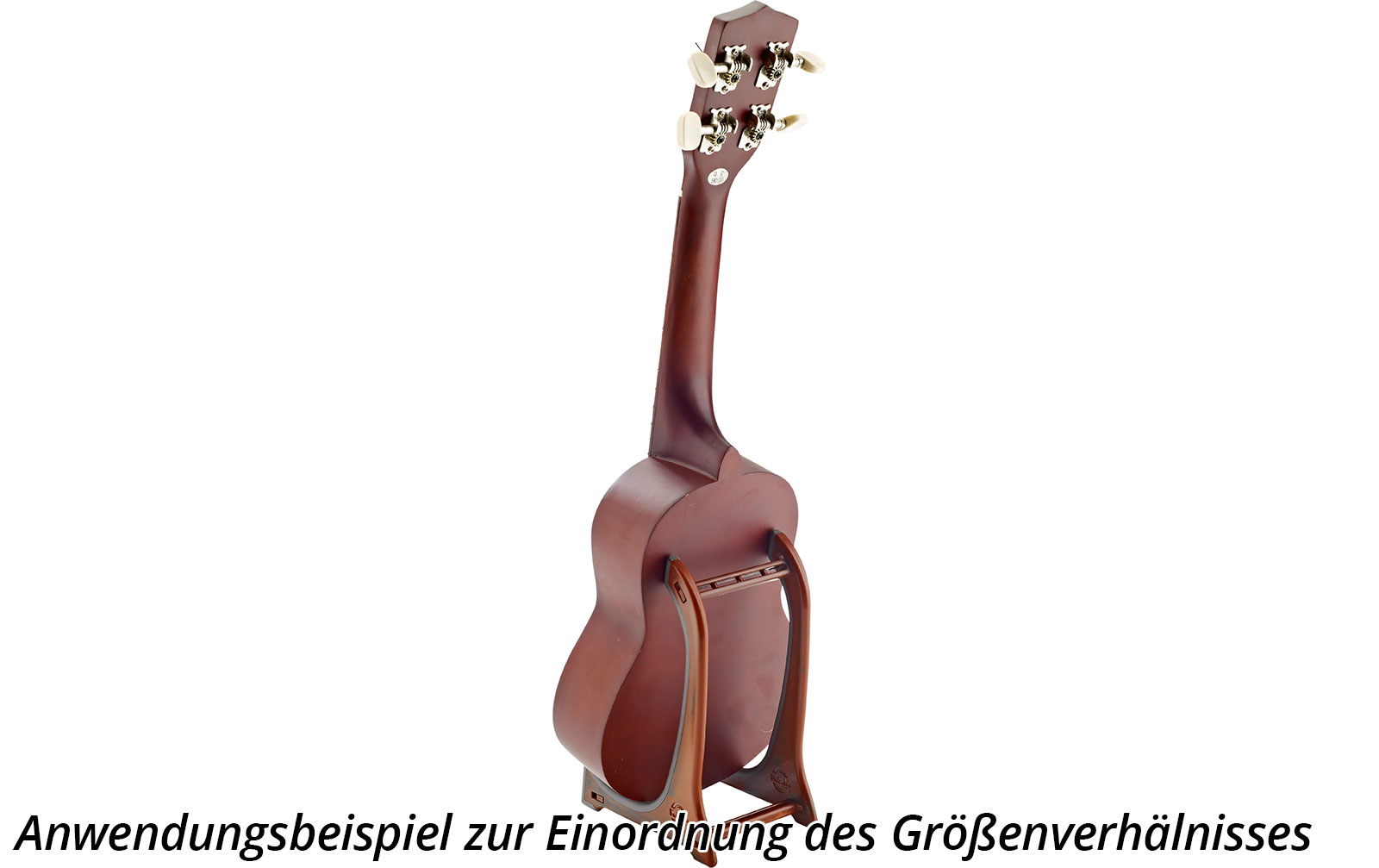 Mahalo Smiley Ukulele Orange Set inkl. Ukulelenständer