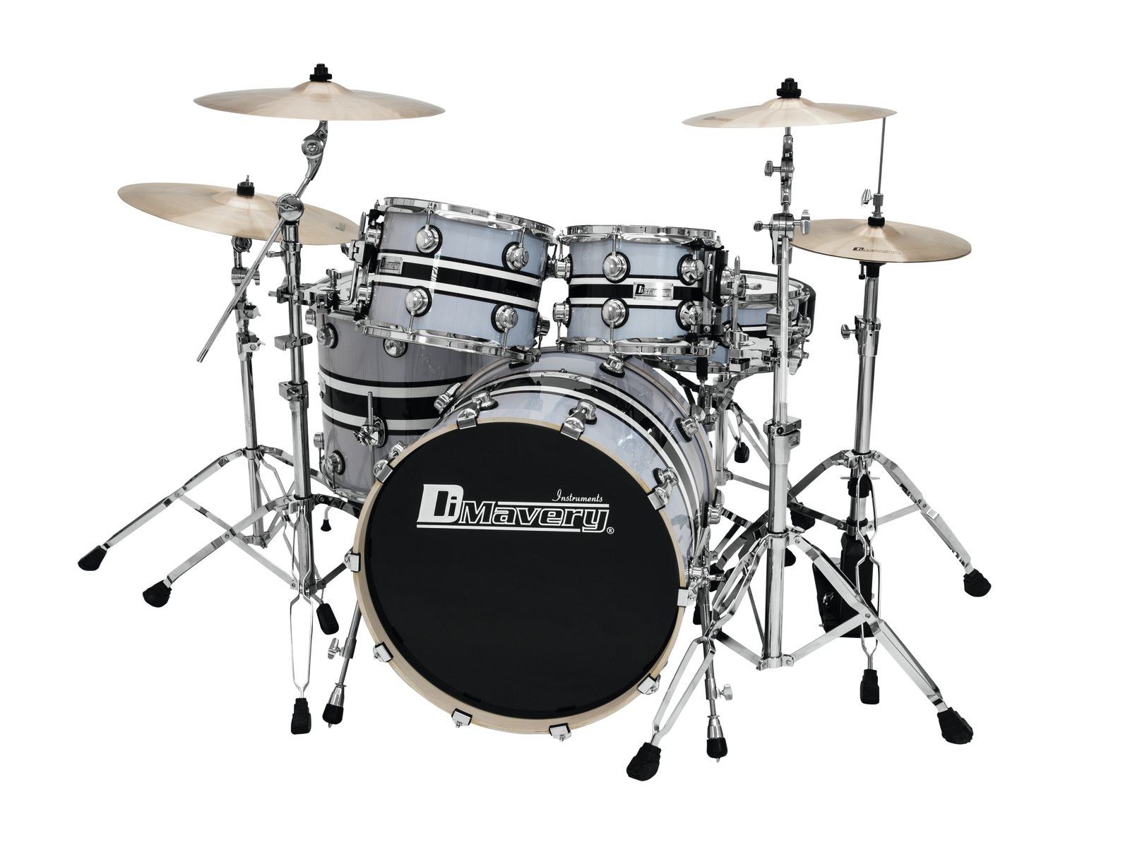 Dimavery Set DS-600 grau + DB-Becken