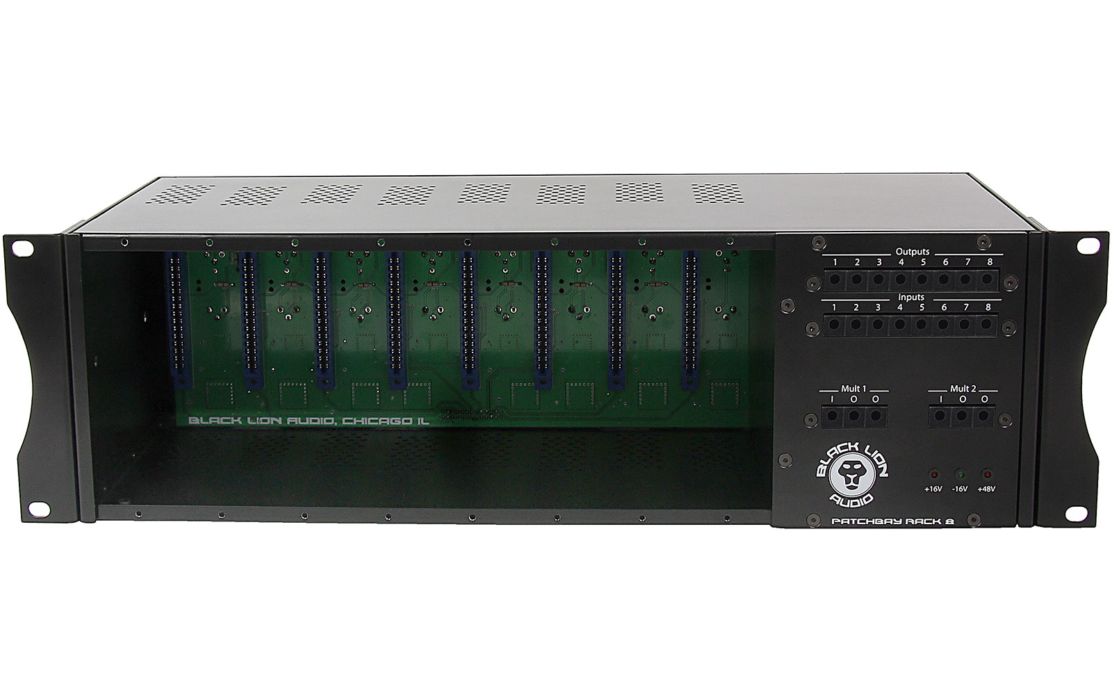 Black Lion Audio PBR-8 500 Audio Patchbay Rack 8 / System 500