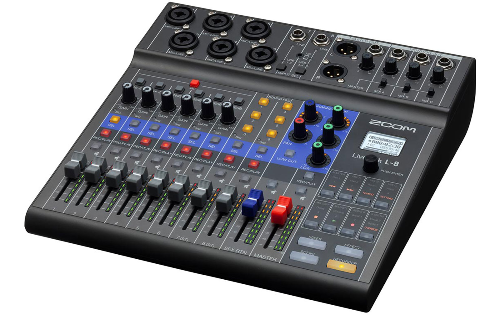 Zoom LiveTrak L-8