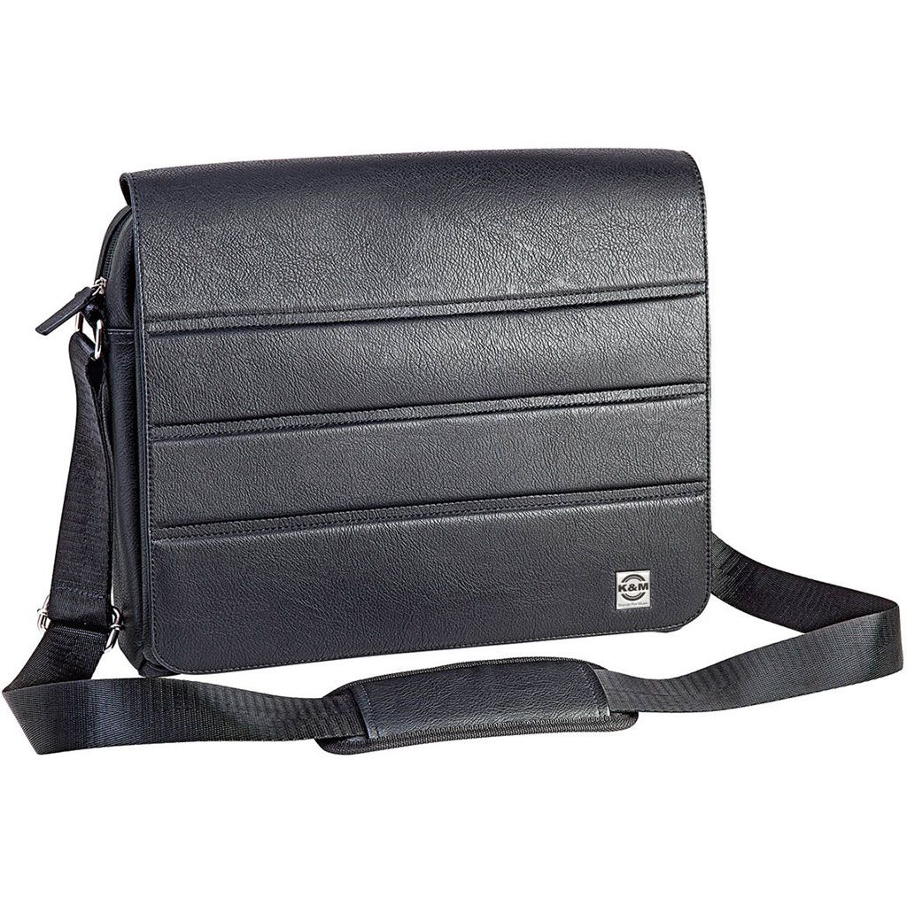 K&M 19705 Umhängetasche für Noten und Tablets, schwarz