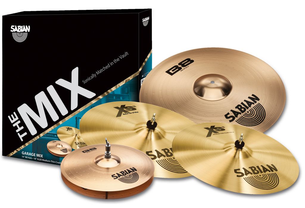 Sabian Mix-Serie B8/XS20 "Garage" Mix Set